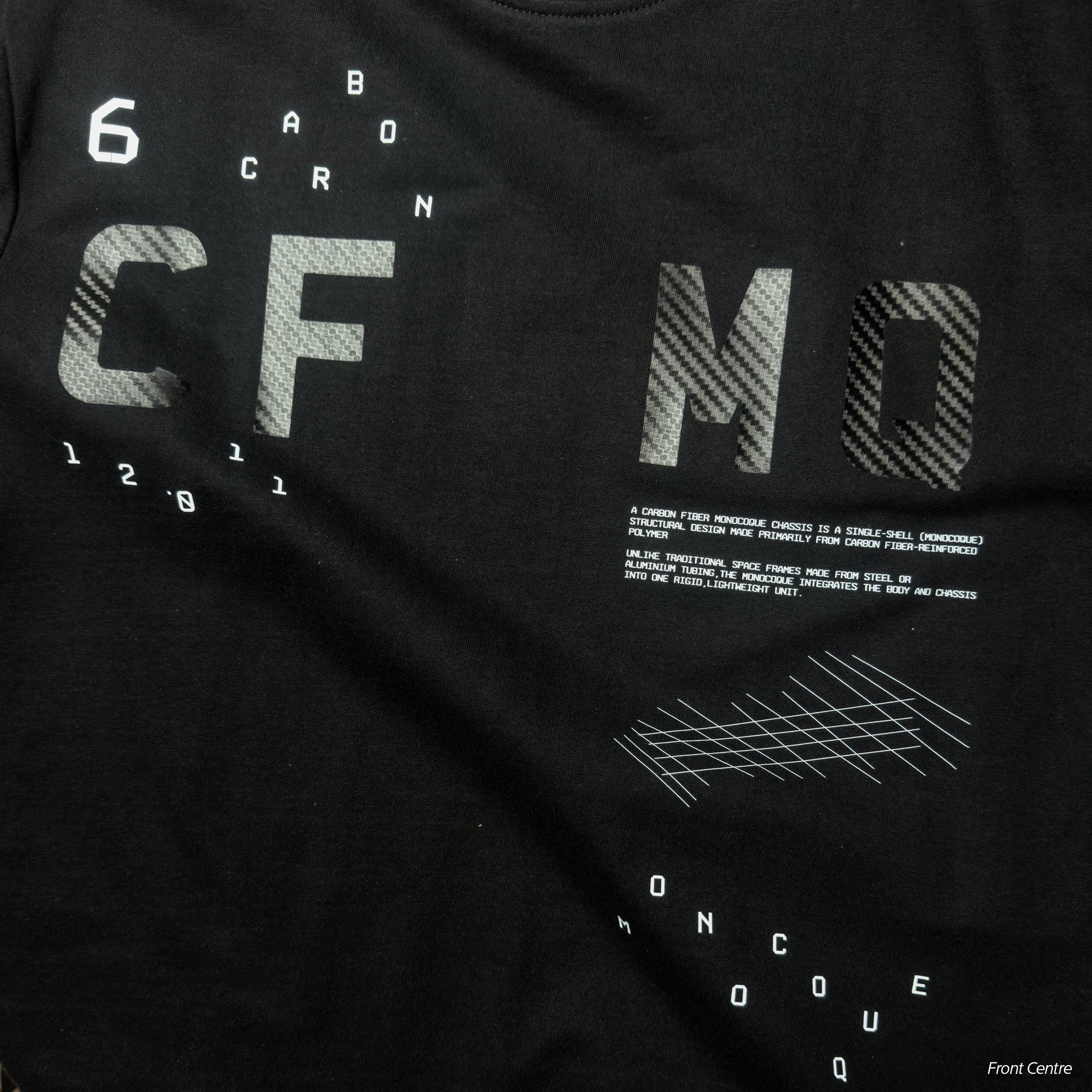 CARBONIZED | Unisex Oversized – HP4 Race Inspired Motorsport T-Shirt – Black