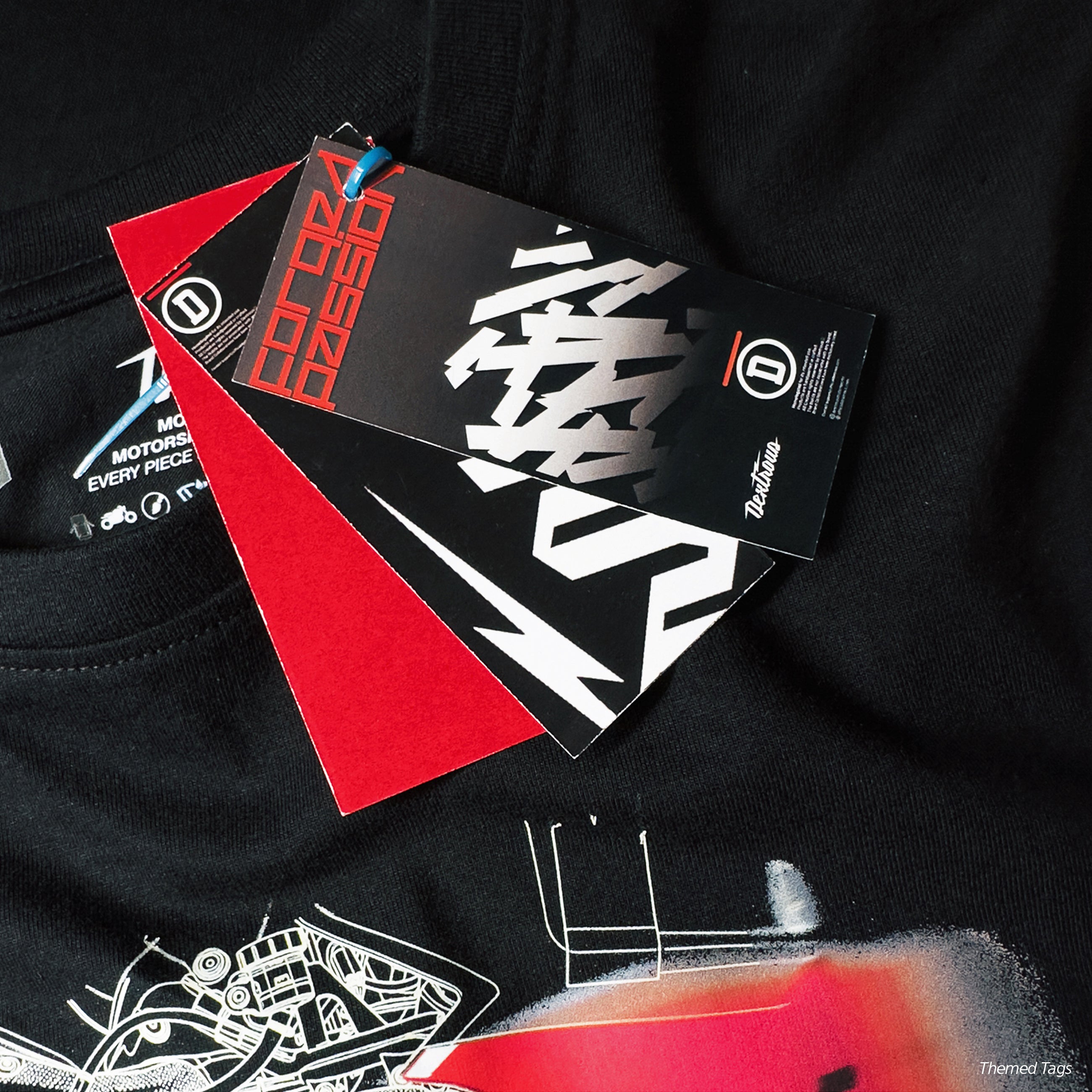 THE RATTLE | Kids Regular Fit – V4R Inspired Motorsport T-Shirt – Black