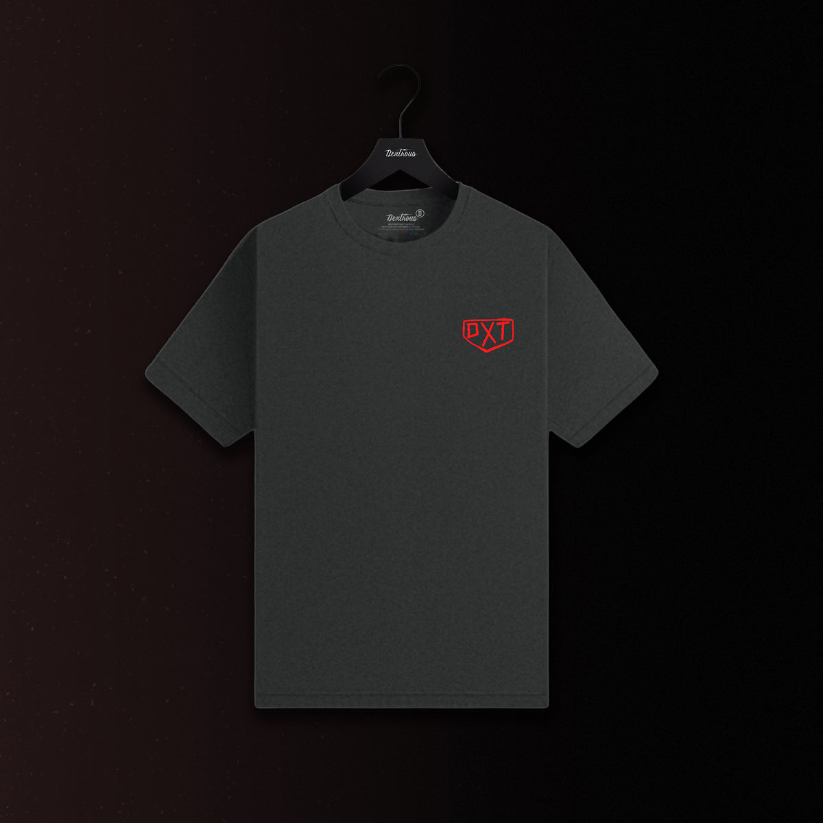 TRACK MONKEY | Men's Regular Fit – Monkey/Mini Bike Inspired Motorsport T-Shirt – Charcoal Melange