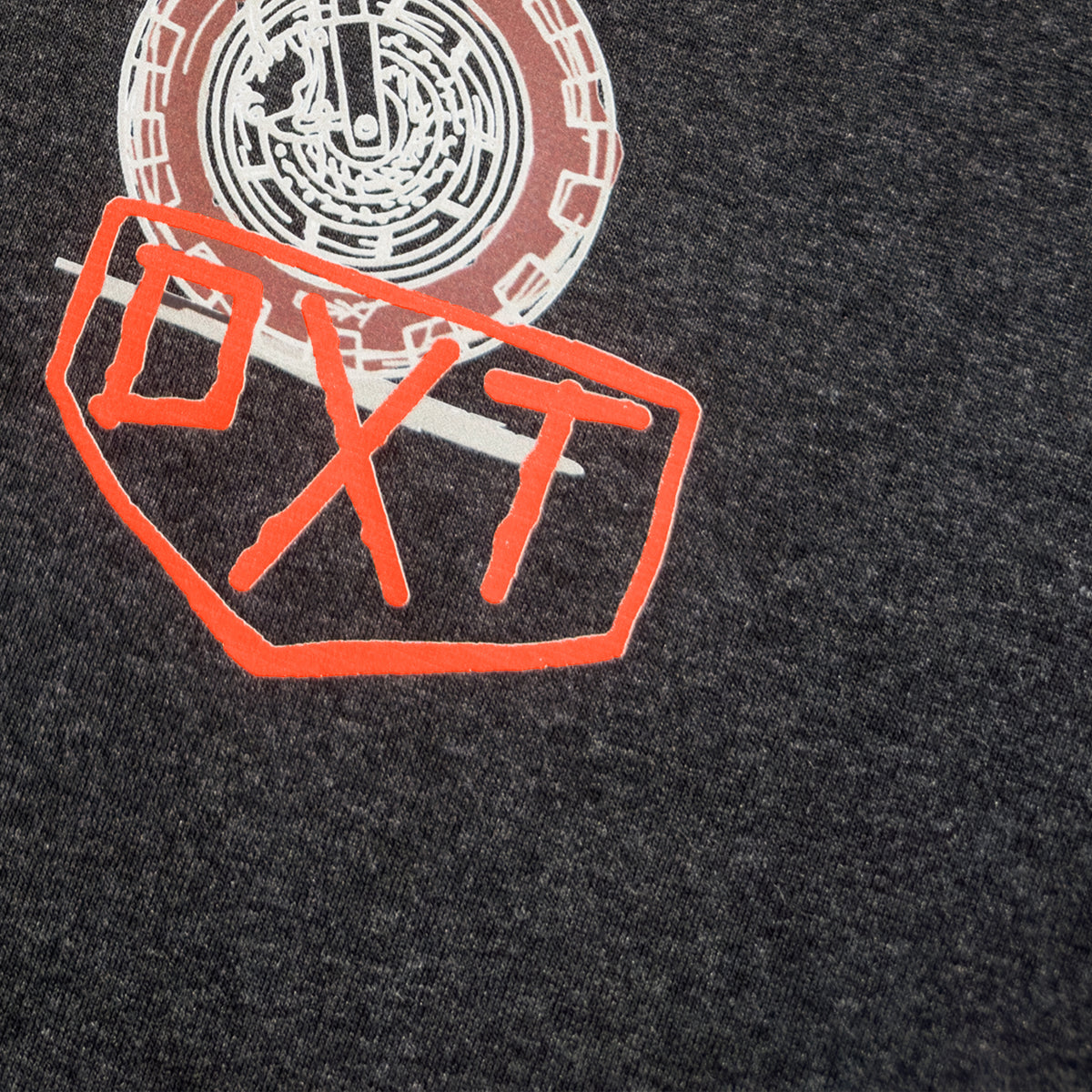 TRACK MONKEY | Men's Regular Fit – Monkey/Mini Bike Inspired Motorsport T-Shirt – Charcoal Melange