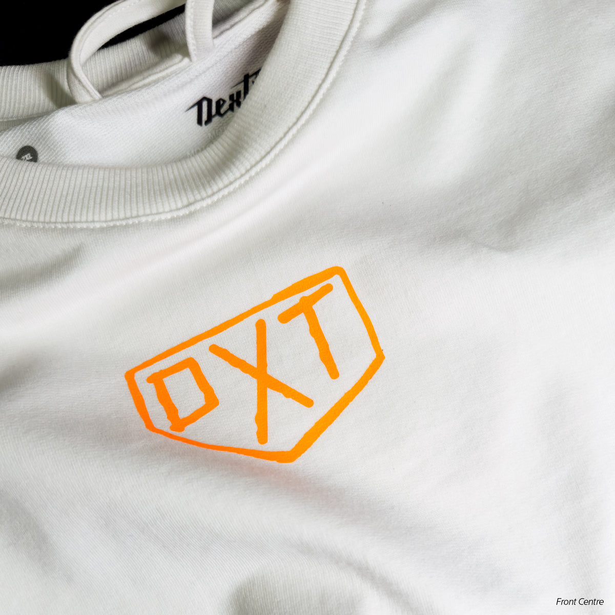 TRACK MONKEY | Women's Oversized Crop – Monkey/Mini Bike Inspired Motorsport T-Shirt – Off-White