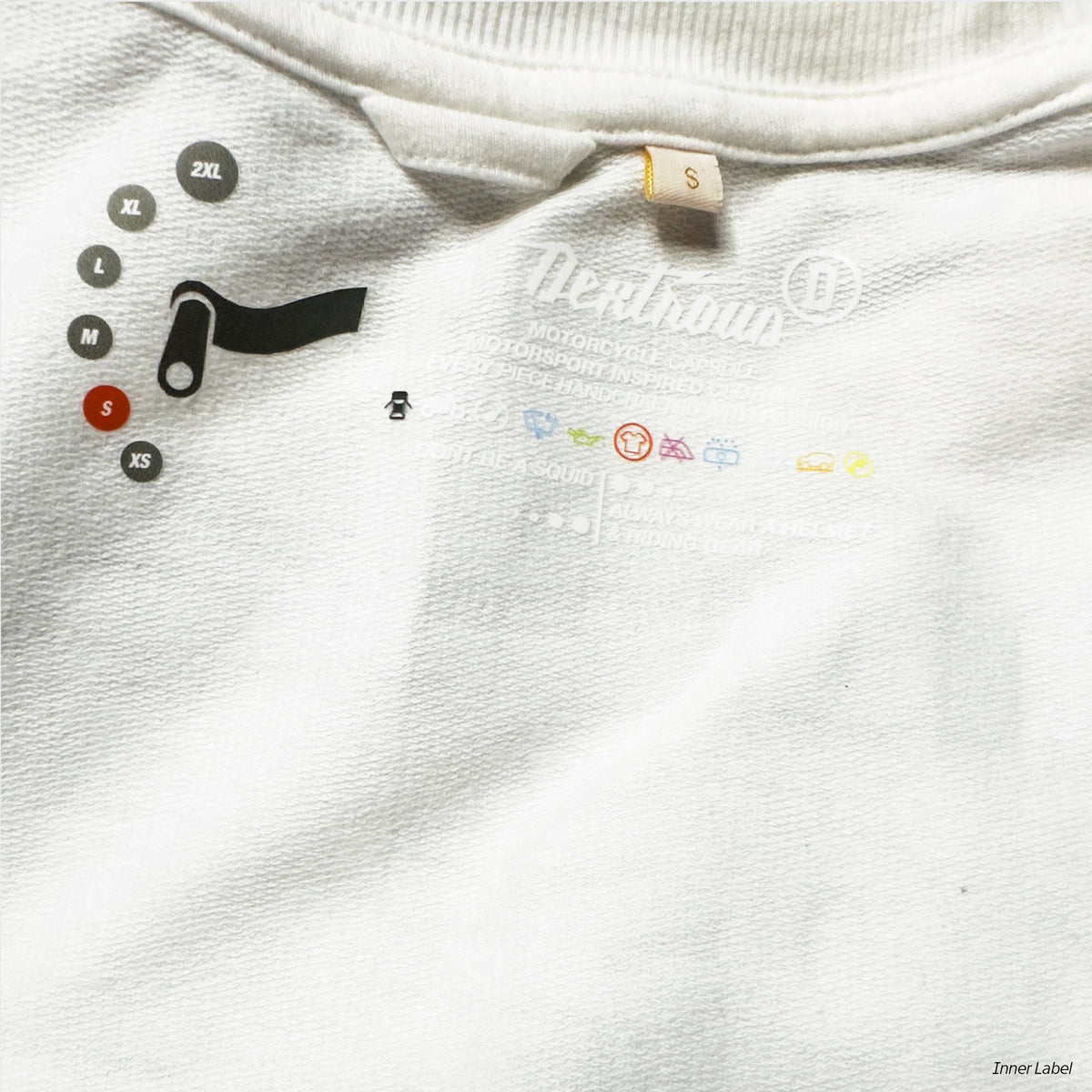 TRACK MONKEY | Women's Oversized Crop – Monkey/Mini Bike Inspired Motorsport T-Shirt – Off-White