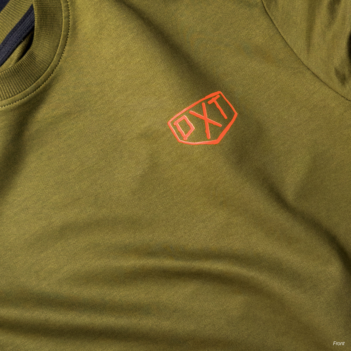 Track Monkey | Unisex Oversized – Monkey/Mini Bike Inspired Motorsport T-Shirt – Olive Green