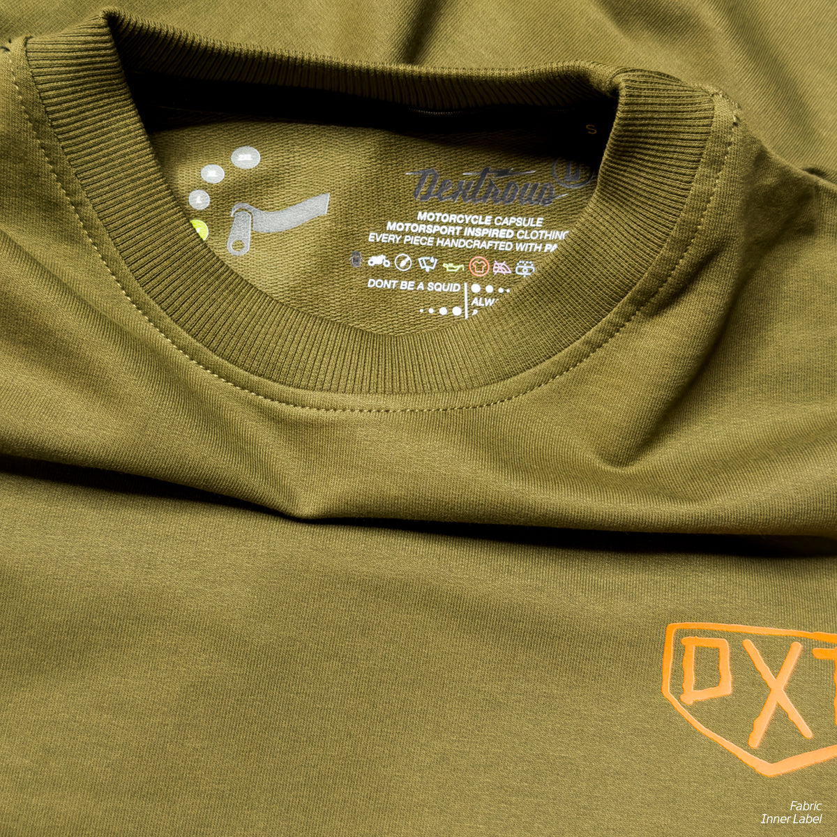 Track Monkey | Unisex Oversized – Monkey/Mini Bike Inspired Motorsport T-Shirt – Olive Green