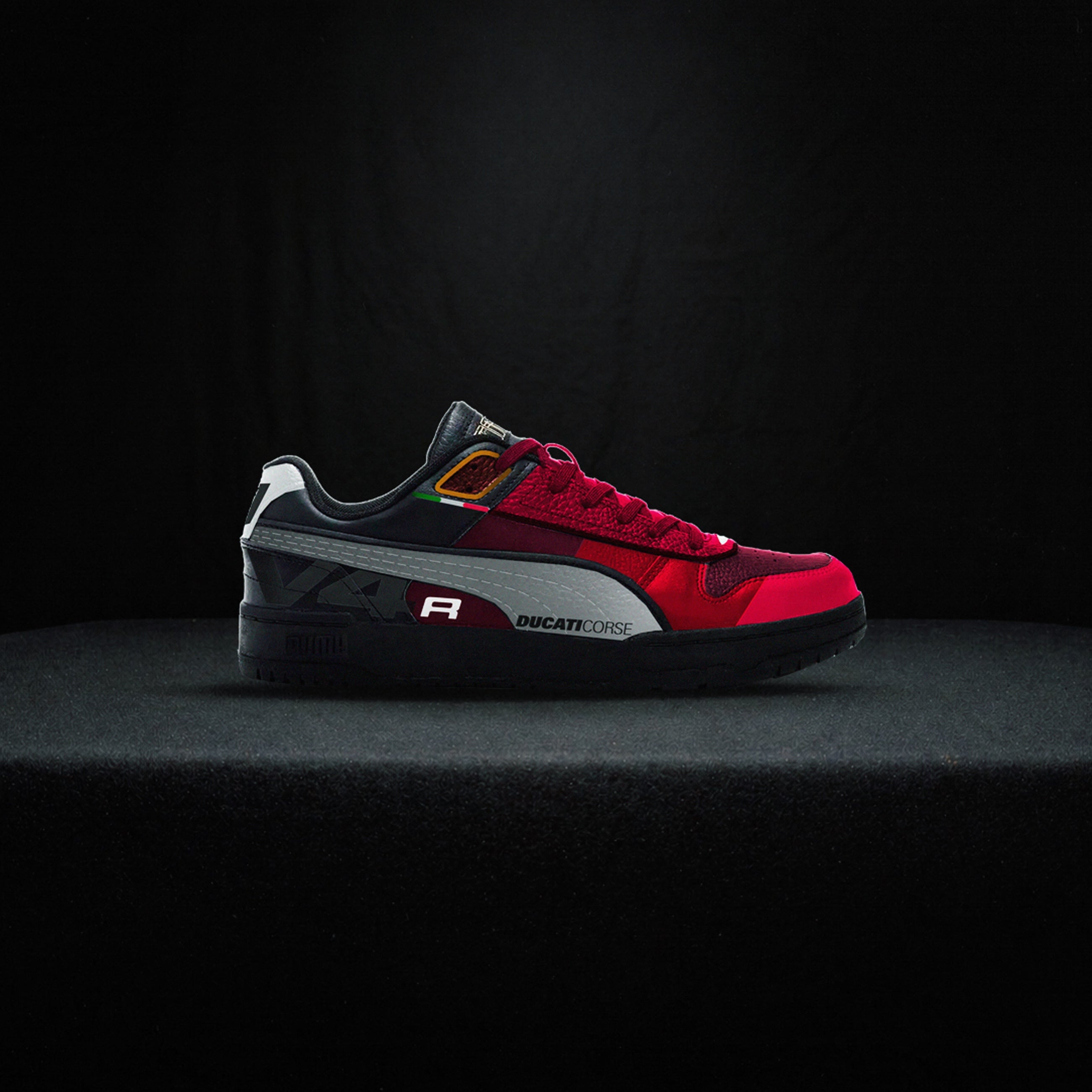 P4R | V4R inspired Custom Puma RBD Game Low – Black/Red