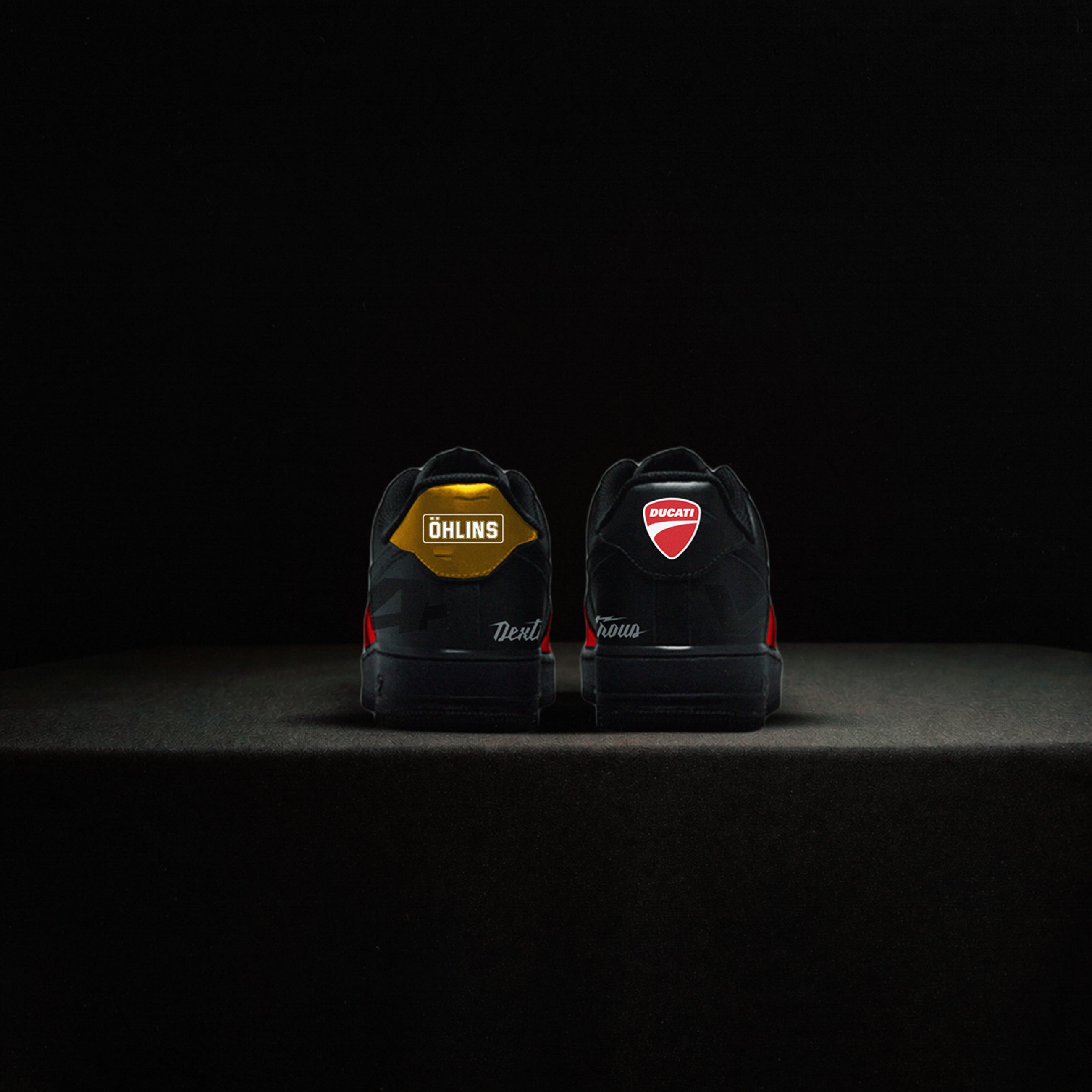 N4S | V4S inspired Custom Nike Air Force 1 Low – Black/Red